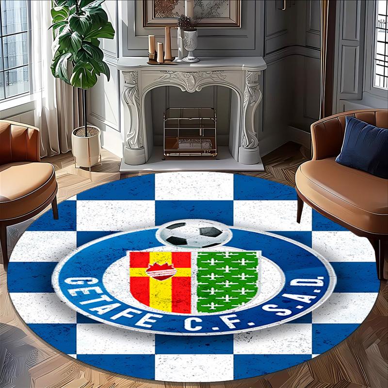 1 pezzo Squadra di Calcio (74) Tappeto Rotondo Stampato per Camera da Letto Soggiorno Decorazione per la Casa Tappeti Tappetino Tappetino Antiscivolo Tappeto per Comodino