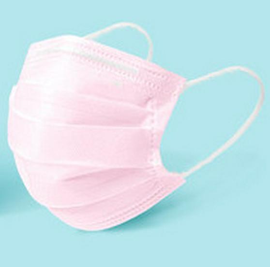 

Детские одноразовые маски, трехслойный нетканый материал, доступны в синем, розовом, белом, черном и многоцветном вариантах. Pack of 50, priced per piece розовый