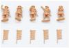 Artist Hobby Mr and Mrs History Series Japanese Warring States Period Nagagara Ashigaru Set 3D Printer Kit AHLAH88001 1/72 (Archers) 5-piece