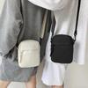 1 Pcs Messenger Bags For Men Casual Canvas Small Zipper Crossbody Pouch Simple Small Crossbody Shoulder Bag Men Bag