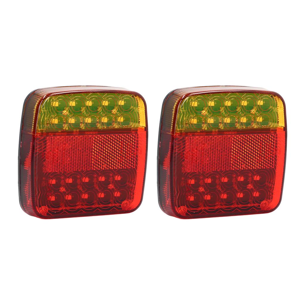 Square Trailer Lights Kit Wireless IP65 Waterproof Magnetic Trail Lights Red Yellow DC5V