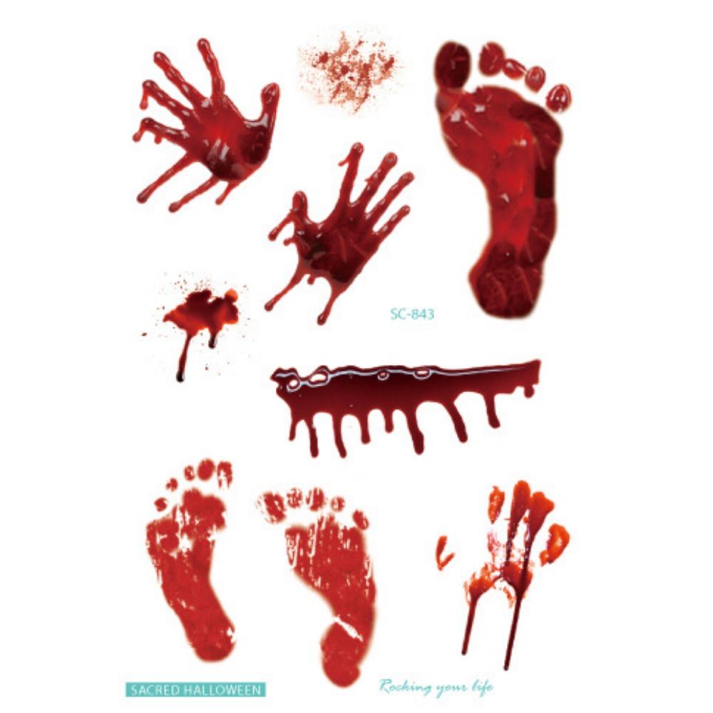 

Хэллоуин Поддельная Временная Тату Наклейка Макияж для Лица и Маска Паука Ужаса Водостойкая Долговечная Страшный Шрам Кровь для Женщин Мужчин