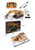 Weili 6402 Alloy Mini 1:64 Remote Control Tracked Excavator Toy for Kids, 10 Channel