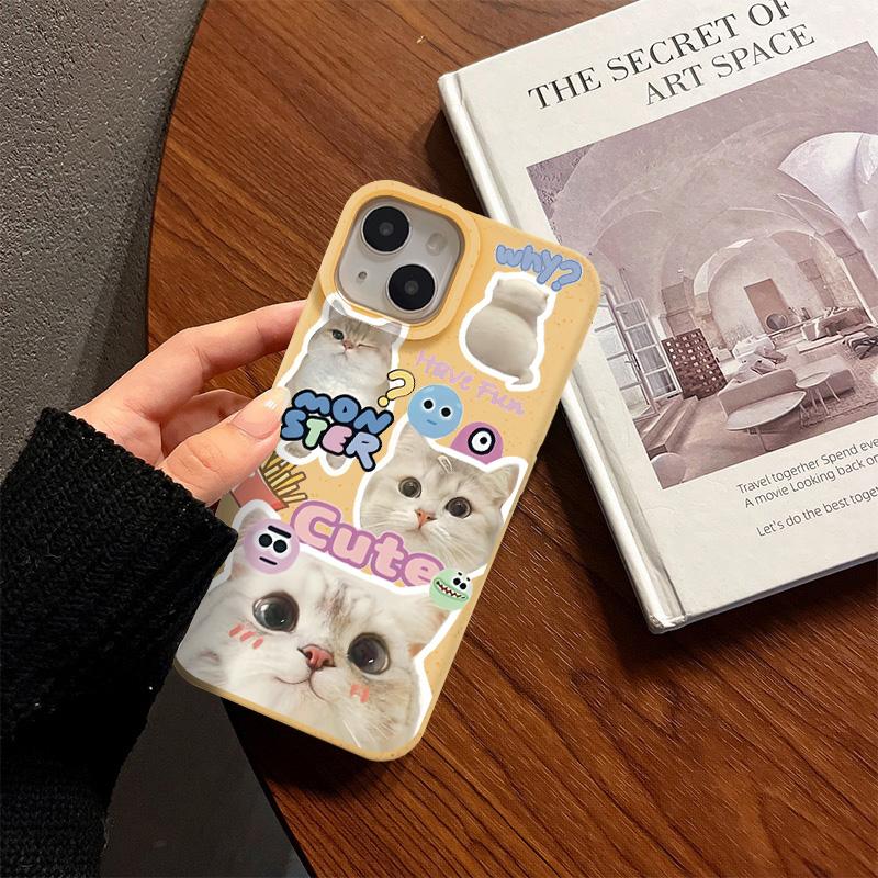 Mobile Phone Cases for iPhone 11 13 XR 15 Pro Max 12 14 Pro Max Case iPhone 16 7 Plus 8 Plus XS Max Degradable and Environmentally Friendly