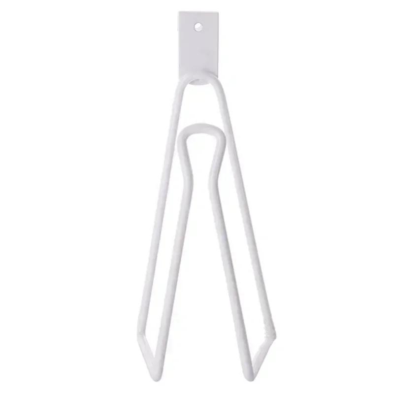 

Kitchen Simple Storage Shelf Traceless Wall Mounted Roll Paper Holder Stand Kitchen Towel Rack Bar Accessories Tools Supplies