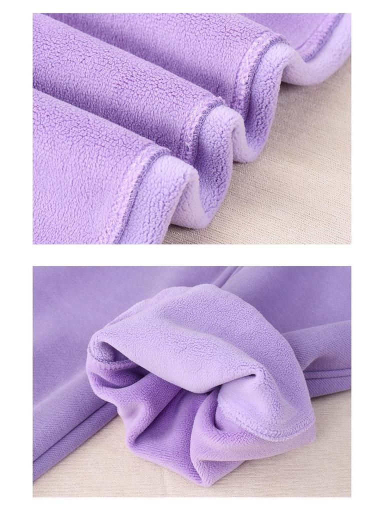 Women's Cream Fleece Sweatpants, Casual Loose Fit, Thickened for Autumn/Winter, Elastic and Warm Joggers, 420g.