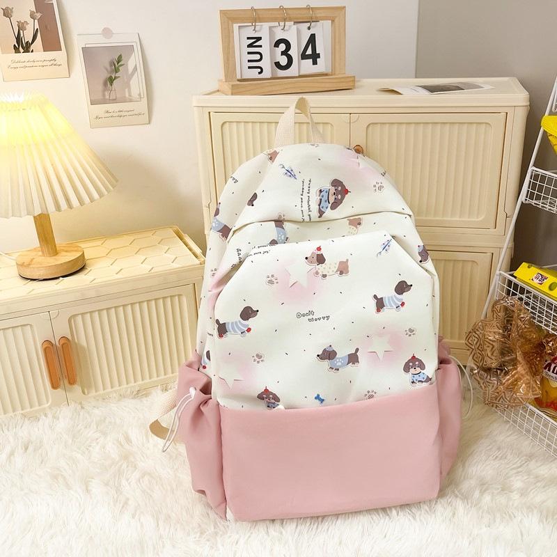 Moe Style Backpack 2025: Cute School Bag for Middle & High School Girls, College Students