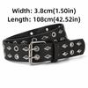 Luxury Design Business Waist Belt Retro Punk Waistband Trendy Rivet Belt  Paired with Skirts Jeans