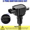 Set of 4 Ignition Coil Pack and Spark Plugs Fits for Nissan Sentra 1.8 L4 2002 2003 2004 2005 2006 1.8L Replaces UF351 C1397