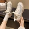 Fashion Breathable Mesh Moral Training Shoes Women's Summer New Thin Casual Soft-soled Sneakers