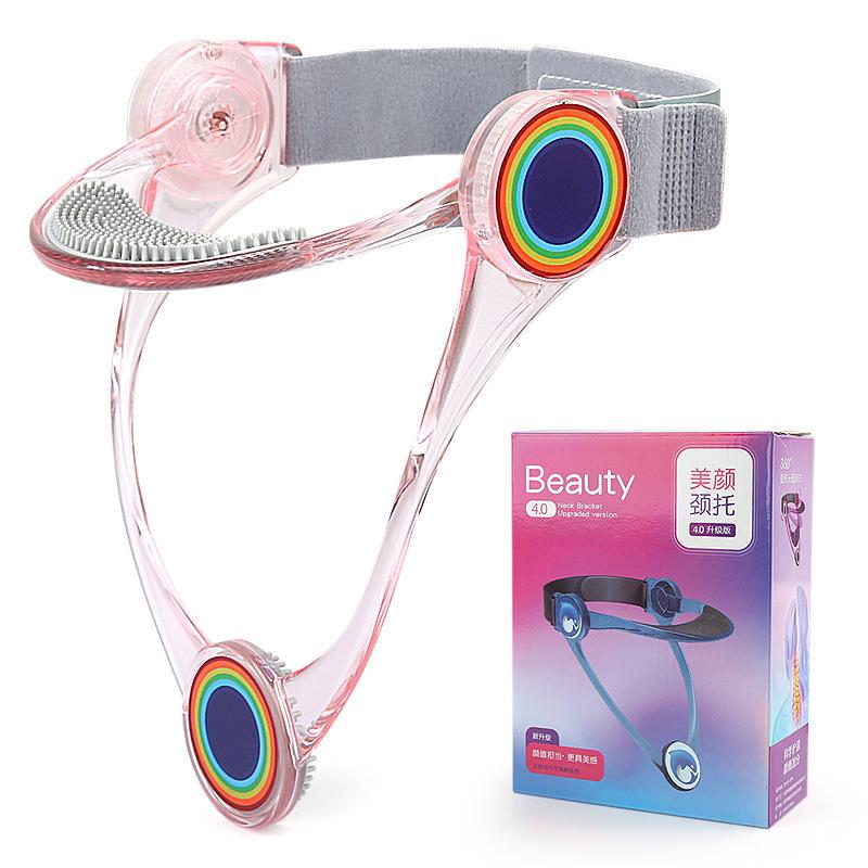 Vier Generationen Verstellbare Halskrause Anti-Kopf-nach-unten Hals Vorwärtsneigung Halskrause Haushalt Fester Stützrahmen Traktion Halskrause