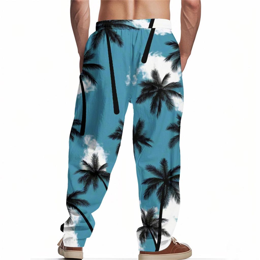Hawaiian Men's Printed Casual Pants