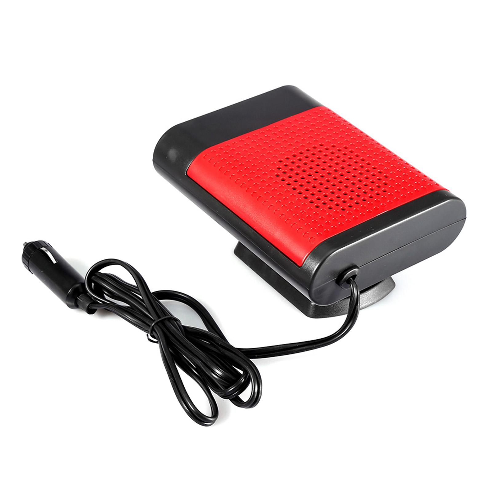 

Автомобильный 12 В портативный электрический обогреватель для окон, осушитель воздуха, вентилятор для лобового стекла, дефростер, демистер (красный)