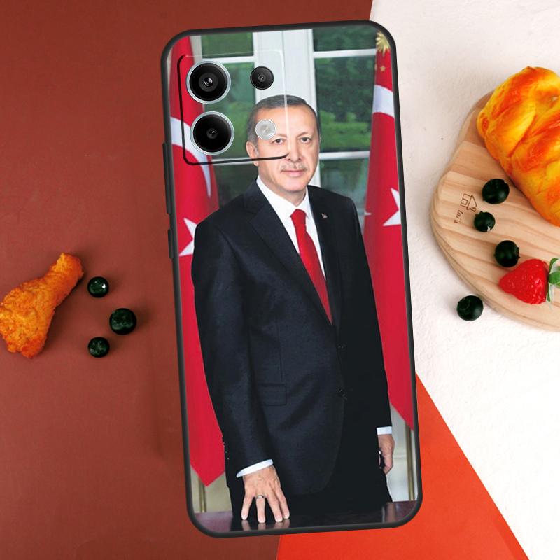 President Turkey Recep Tayyip Case For Xiaomi Redmi Note 13 14 Pro 9 10 11 12 Pro 10S 11S 12S Redmi 13C 10C 12C 14C Coque