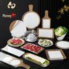 Commercial Melamine Plate for Hot Pot & BBQ Side Dishes