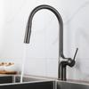 Universal Anti-Splash Kitchen Faucet with Pull-Out Sprayer and Rotating Single Handle for Hot/Cold Water