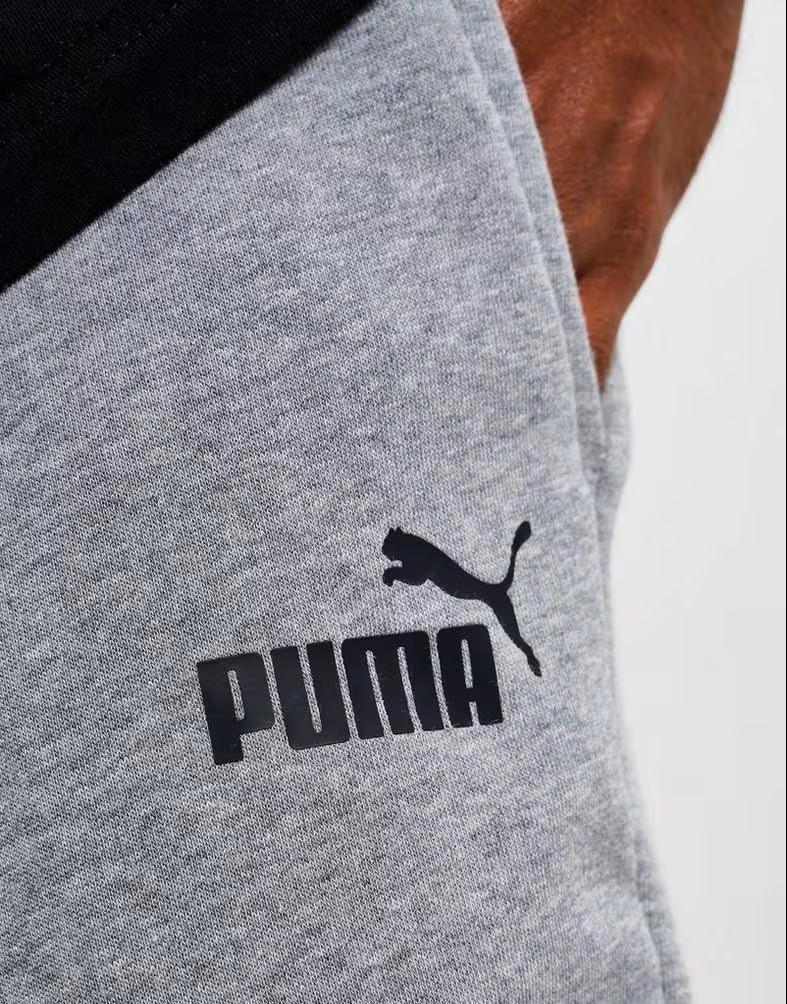 Puma Men Essential Logo Pants Tr Gray Heather 66% Cotton, 34% Polyester [586716 03] s.XXL