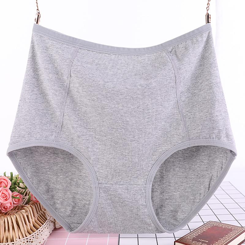 Plus Size Women's High Waist Antibacterial Cotton Underwear