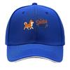 Shiba Inu Pulse Line Silhouette Hip Hop Hat Fashion Outdoor Sports Sandwich Baseball Cap
