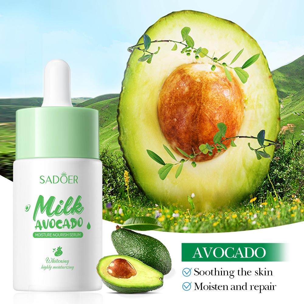 SADOER Milk Fruits Facial Serum for Face skincare Moisturizing Firming Hydrating Facial Essence Beauty Face Skin Care Products