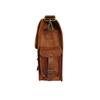 Echte Vintage Braun Leder Messenger Schulter Laptop Tasche Aktentasche Herren
