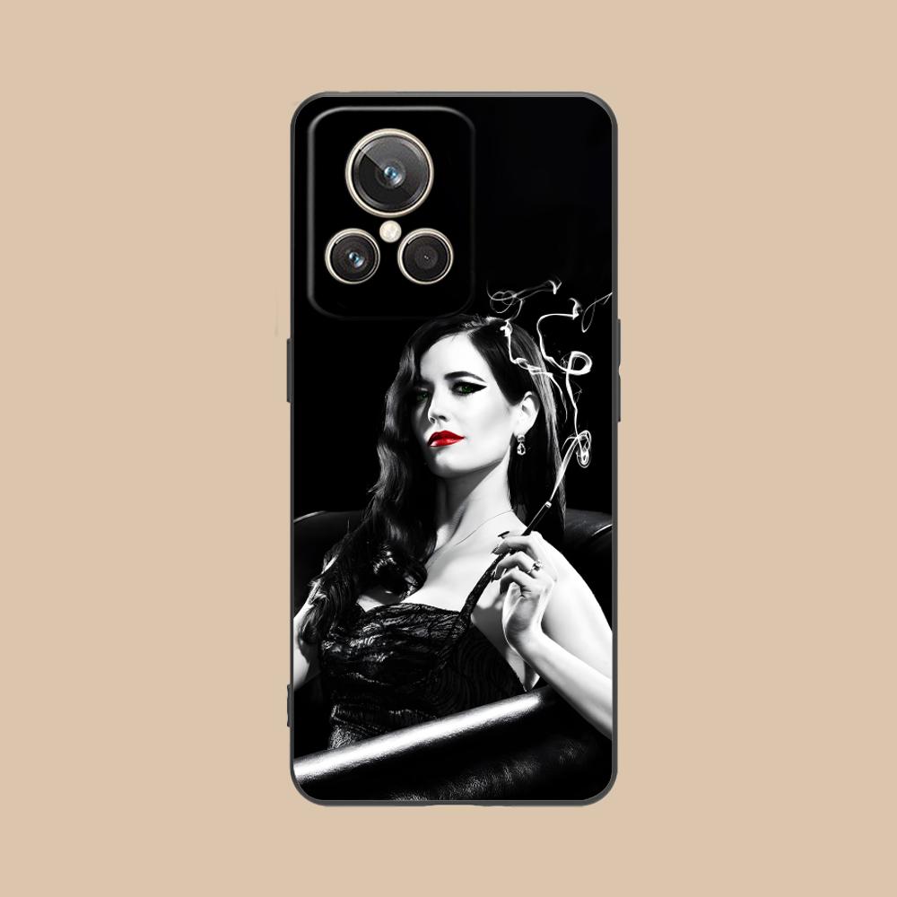 Eva Green Matte TPU Mobile Phone Case for Realme GT 8 Neo Pro C75 73 71 C67 65 C55 53 C35 31 C20 15 Colorful Cover