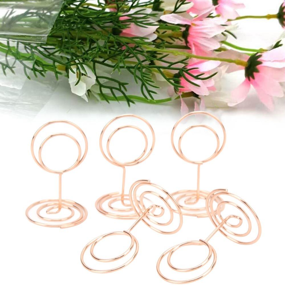 20Pc Stable Table Number Stands Round Shaped Table Number Holder Wedding Centerpieces