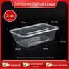 HANDUNYOU 750ml Disposable Rectangular Food Containers