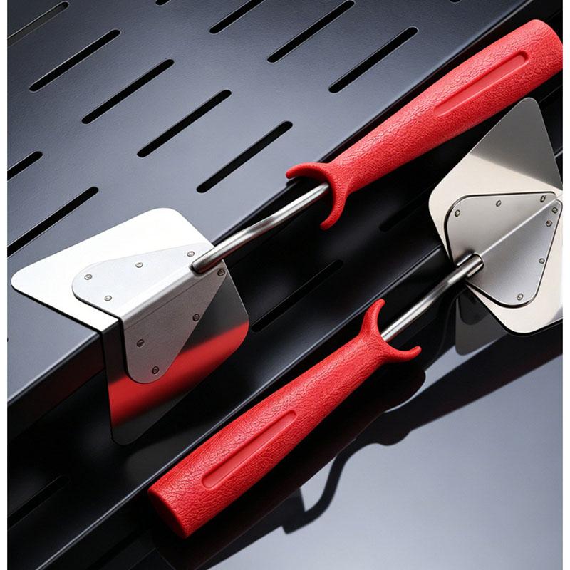 Stainless Steel Drywall Corner Trowel Thickened Inside Outside Angle Finishing Tool Rustproof Triangle Plastering Corner Knife