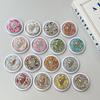 Round Sequin Love Mirror Mobile Phone Holder Airbag Retractable Magnetic Desktop Stand To Watch Dramas And Fold To Carry With You