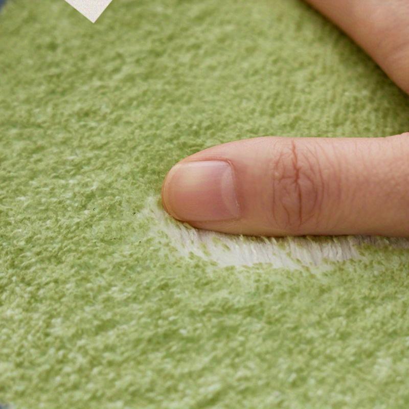 Luxusní plyšová imitace ovčí kůže Lehká Měkká Zelená Předložka k posteli - Obdélníková Plošná Předložka pro Dekoraci Ložnice a Obývacího Pokoje, Pratelná v pračce