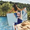 Singer G-goreshit Anime girl cute Towel Quick Drying Beach Towels Are Suitable For Swimming Pools Camping Yoga And The Gym