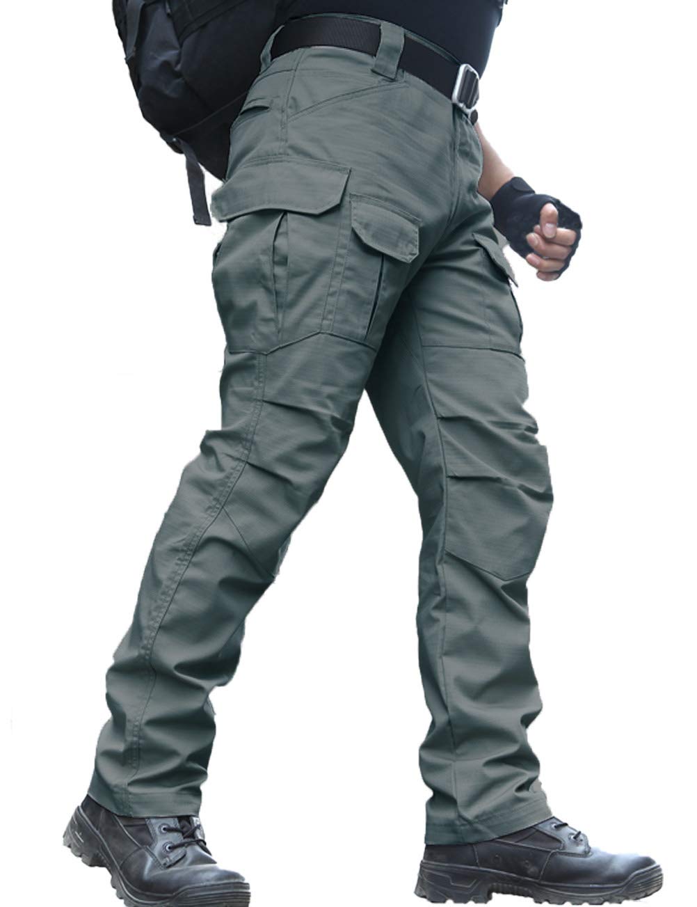 

zuoxiangru Multifunctional Military Tactical Cargo Pants for and Combat Tag Men s Work, Mountaineering, (#56 Gray-Green, XL)