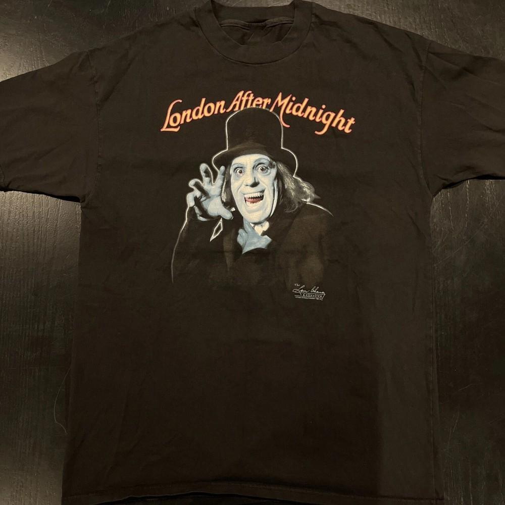 

1996 London After Midnight Horror Movie Shirt Lon Chaney Size S-5XL Reprint Unisex T-Shirt XL