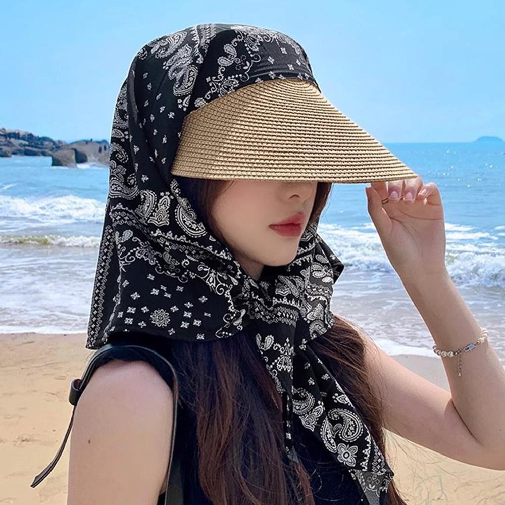 Quick Drying Headscarf Hat Sweet Loli Baseball Cap Versatile Peaked Cap  Outdoor Seaside Vacation
