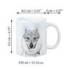 Czechoslovakian Wolfdog, Czechoslovak Vlcak - cup with a dog, cute cup with graphics, a gift with your photo from the Art-Dog brand