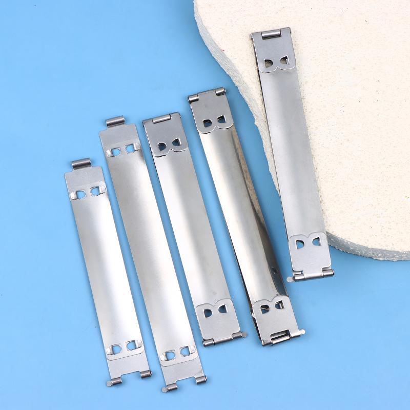DIY Metal Kiss Clasp Lock Internal Flex Frame 10Pcs for Coin Purse Hinges Handmade Craft Bag Making Accessories
