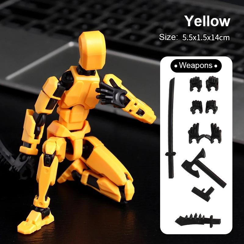 Creative Multi Jointed Movable Shapeshift Robot 30 3D Printed Mannequin Dummy Action Model Doll Toy