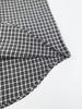 Exklusives Hochwertiges Unisex Kariertes Baumwoll Langarm Lockere Passform Hemd