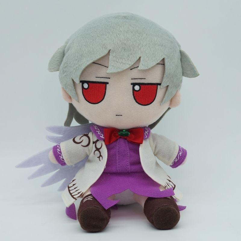 20cm Kawaii Patchouli Knowledge Plush Toy Touhou Project Plushie Anime Moriya Suwako Hakurei Reimu Stuffed Dolls Birthday Gifts