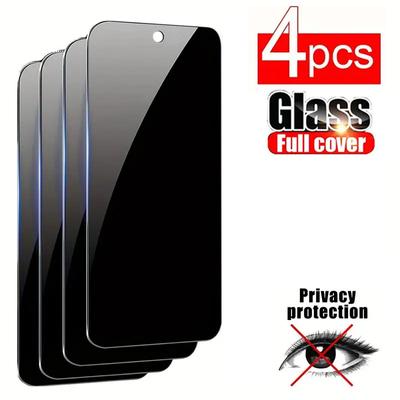 4ks Tvrdené sklo na ochranu súkromia pre Samsung Galaxy A55 A35 A54 A34 A15 A14 Redmi 9A 9C 10C 12C 13C Note 13 12 11 10 Pro 9S 5G 4G Anti-spy ochrana obrazovky