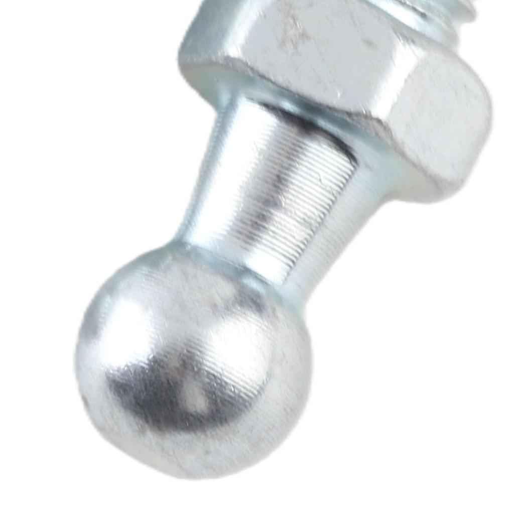 Acouto M8 Ball Stud Mounting 2pcs Car Iron Ball Stud Bolts M8 for Gas Struts Ball Ended Bonnet