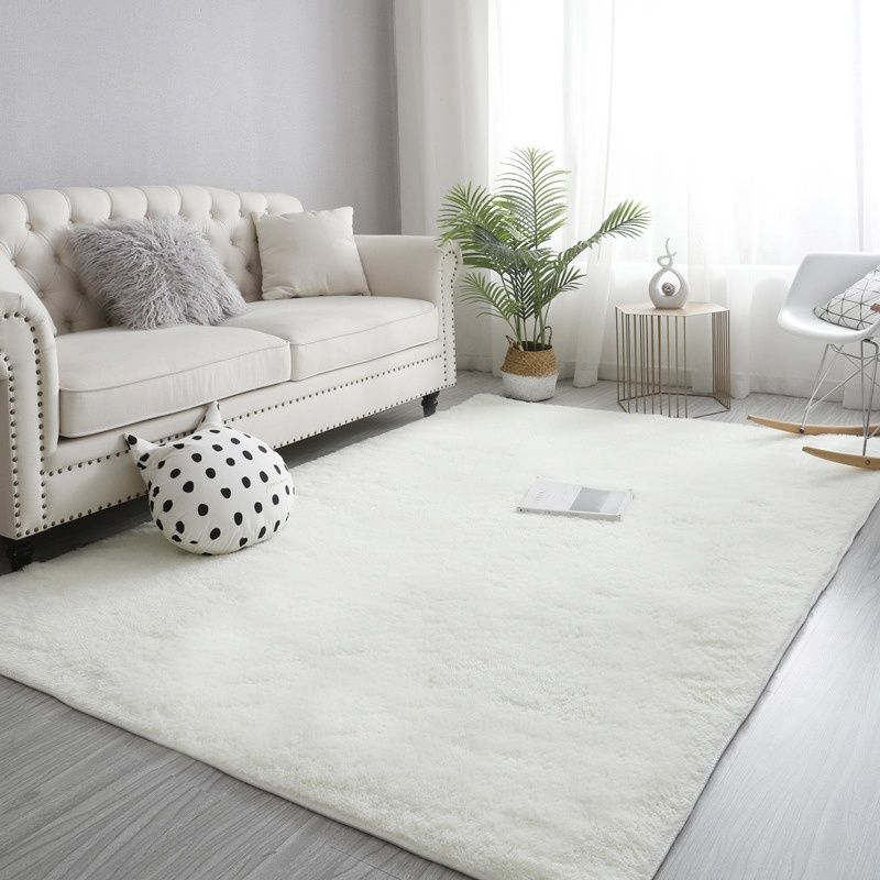 Plush Carpet Living Room Home Bedroom Floor Mat Large Area Nordic Bed Room Bedside