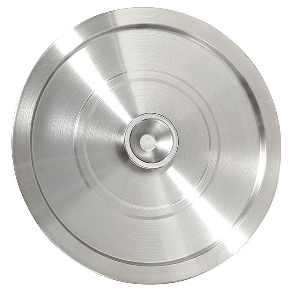 1pc Stainless Steel Pot Lid Universal Fit For Seasoning Pots Jars Bowls Dust-Proof Reusable Metal Lid Kitchen Cookware Grease