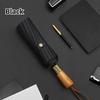 Wooden Handle Umbrella Automatic Uv Resistant Umbrella Men High-End Business Folding Umbrellas Dual-Purpose Windproof Umbrellas
