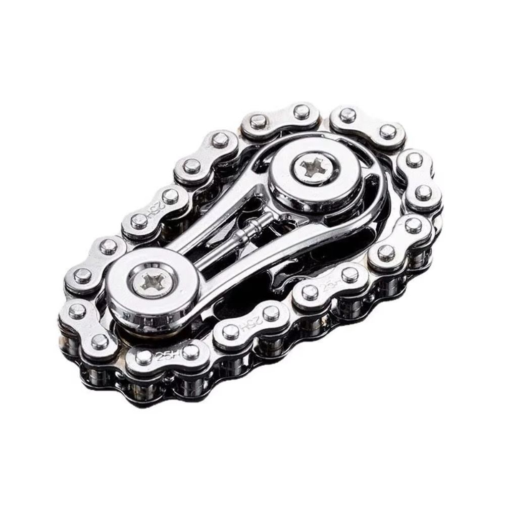 Fingertip Sprocket Sprockets Fingertip Gyro Spinning Top Wheel Gear Chain Gyroscope  Adult