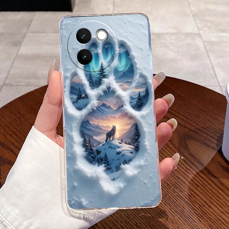 Case For Vivo V30e 5G V2339 Casing Luxury Cute Love Heart Rabbit Funny Pattern Cover Clear TPU Silicone Soft Shell Phone Case