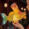 Hand-Painted Dragon Fish Lantern Three-Dimensional Mid-Autumn Fish Light  Art Students