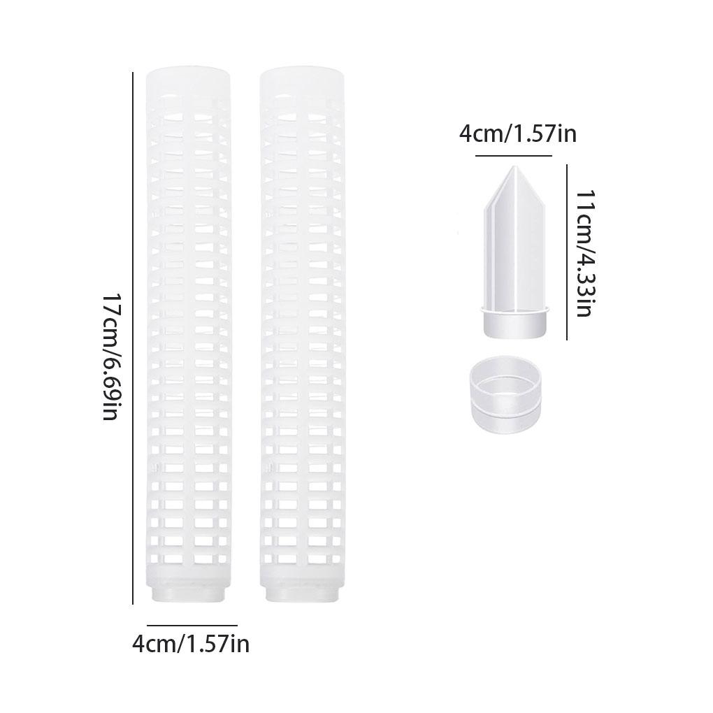 Pack of 2 Climbing Plant Pole Sphagnum Stick Vertical Support Reusable Indoor Outdoor Garden Ground Spike Connection Port