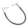 6.35mm Effect Cable Noise Suppression Metal Core Right Angle Plug Guitar Patch Cable Pedal Cord